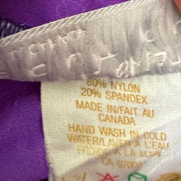 Figure Skating Boutique Double Georgette Skirt Stretch Purple Pink Ice Sports S - Picture 8 of 11